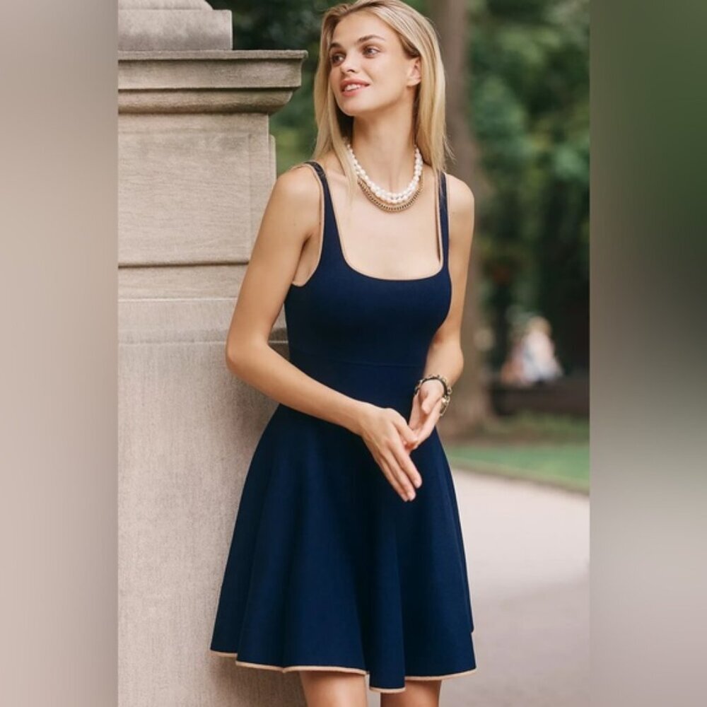 NWT Size M - Anthropologie Square-Neck Babydoll Dress (NWT US$ 188)